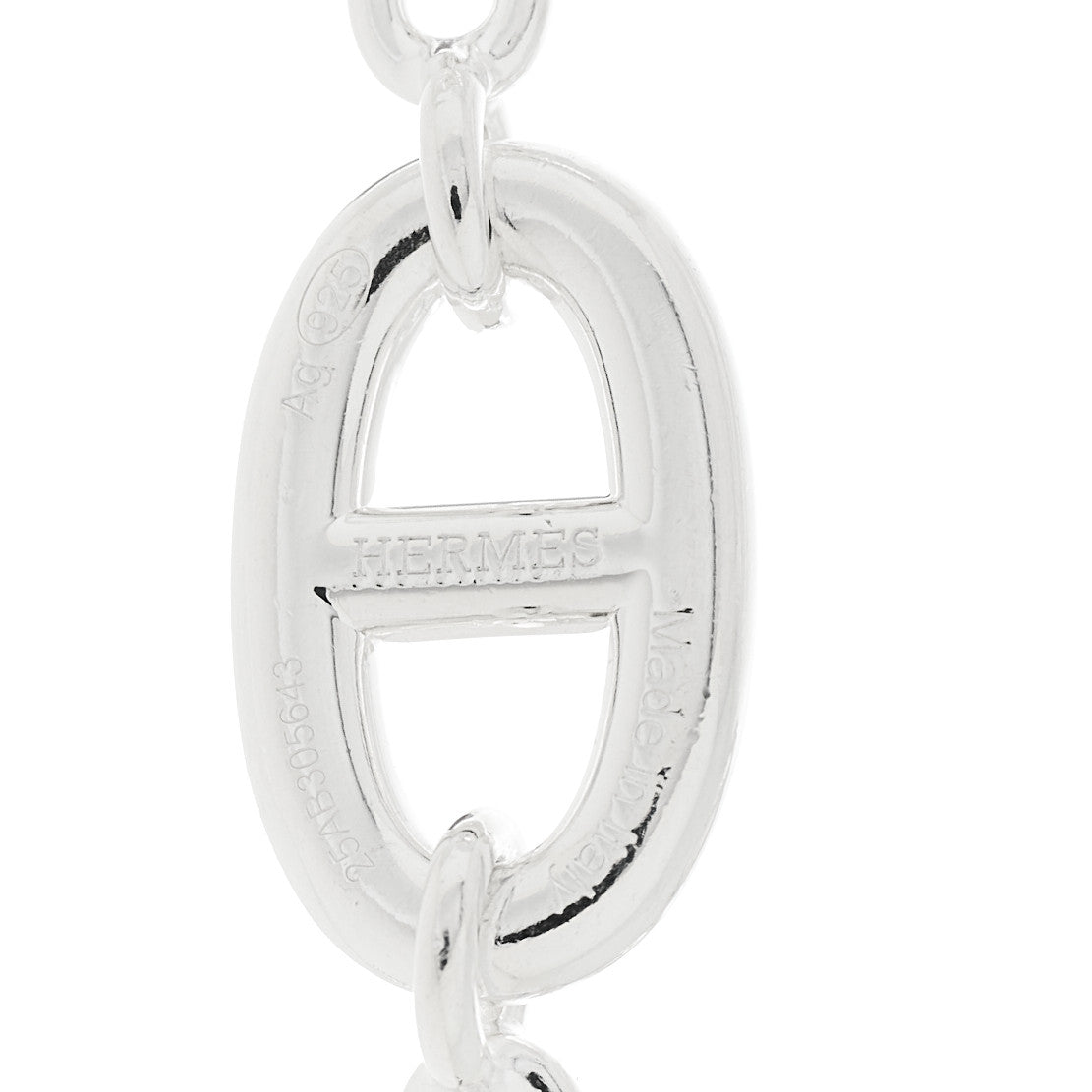 Hermes Sterling Silver Farandole Necklace 80 5 of 6