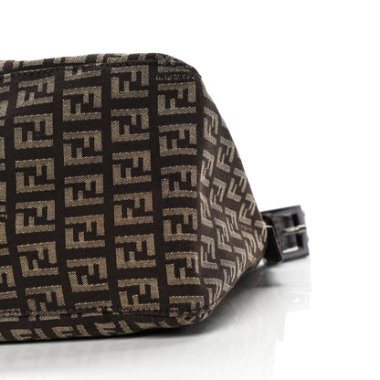 Fendi Zucchino Vitello Mama Baguette Testa di Moro Beige 16 of 26