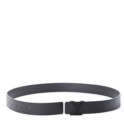 Louis Vuitton Taiga 35mm LV Initiales Belt 95 38 Black 2 of 6