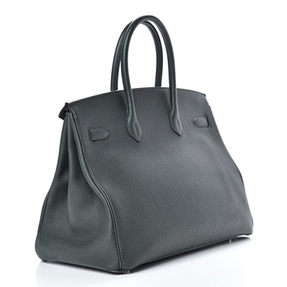 Hermes Togo Birkin 35 Vert Fonce 2 of 19