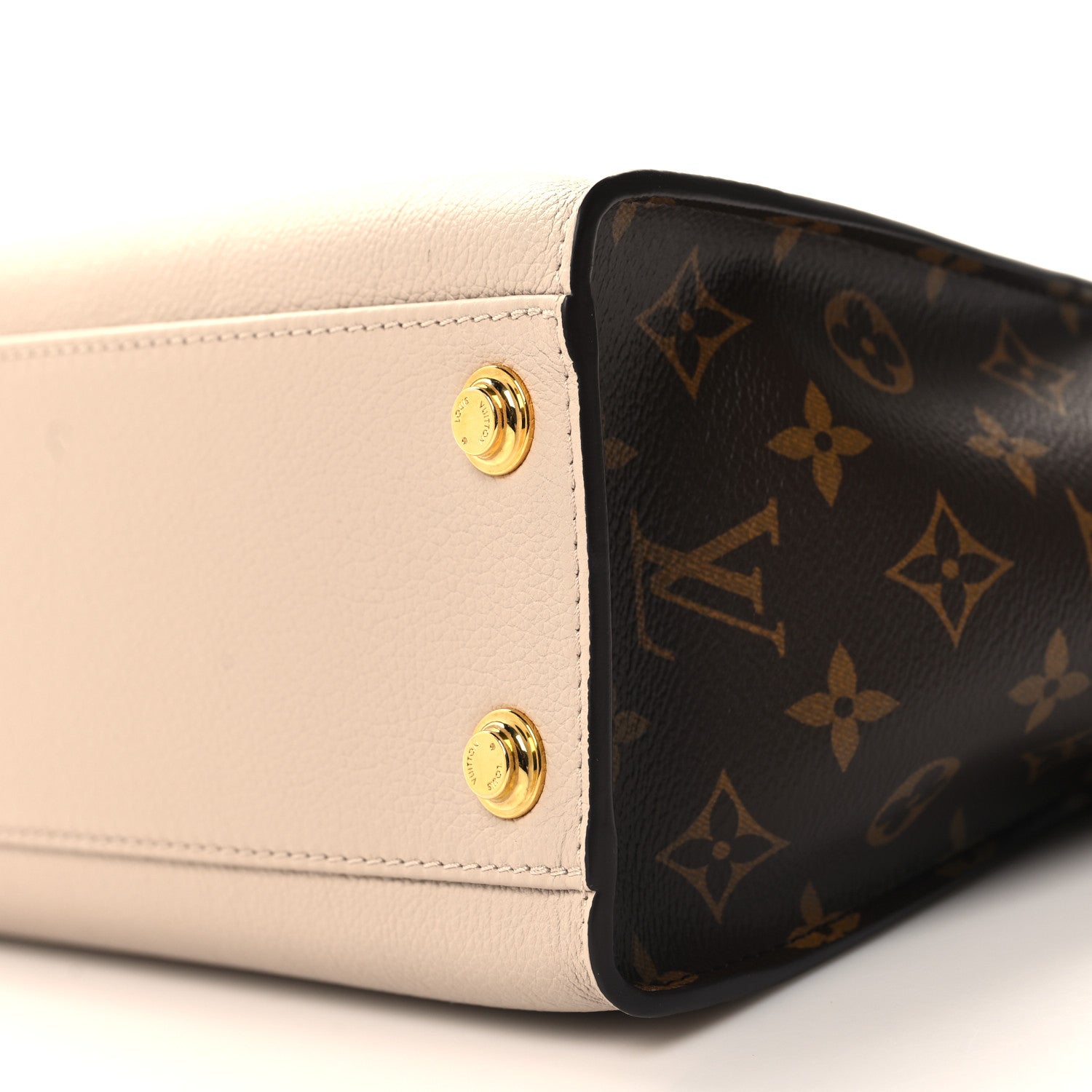 Louis Vuitton Calfskin Monogram On My Side PM Greige 9 of 10