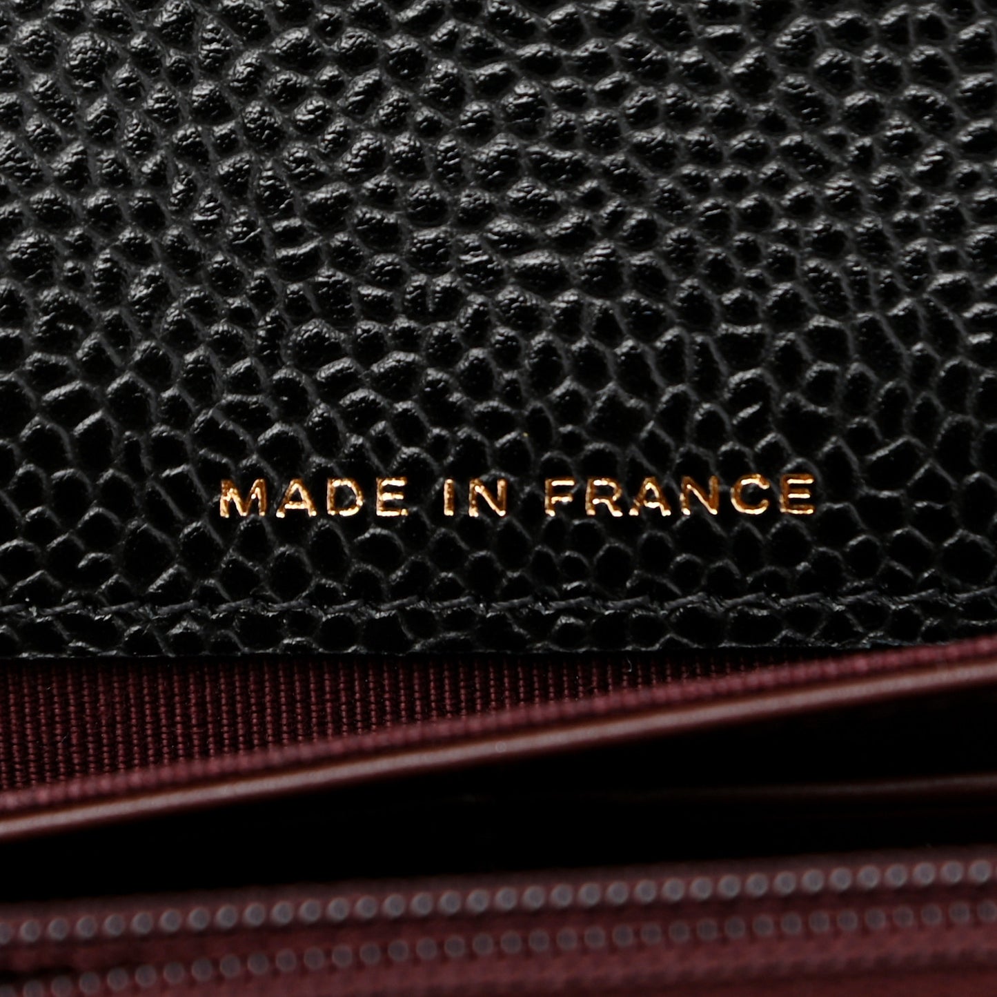 Caviar Quilted Large Gusset Flap Wallet Black