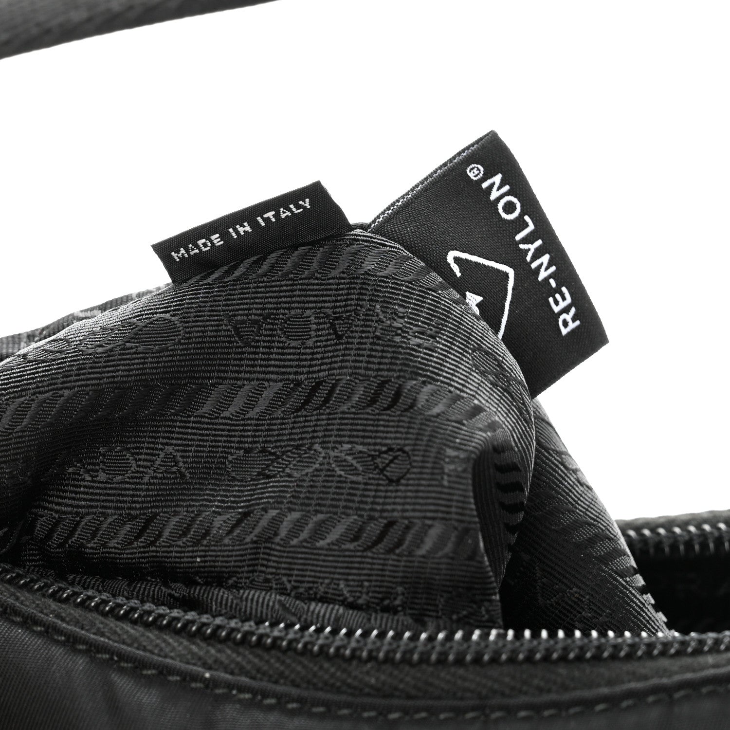 Prada Tessuto Nylon Mini Re-Edition 2000 Bag Black 6 of 10