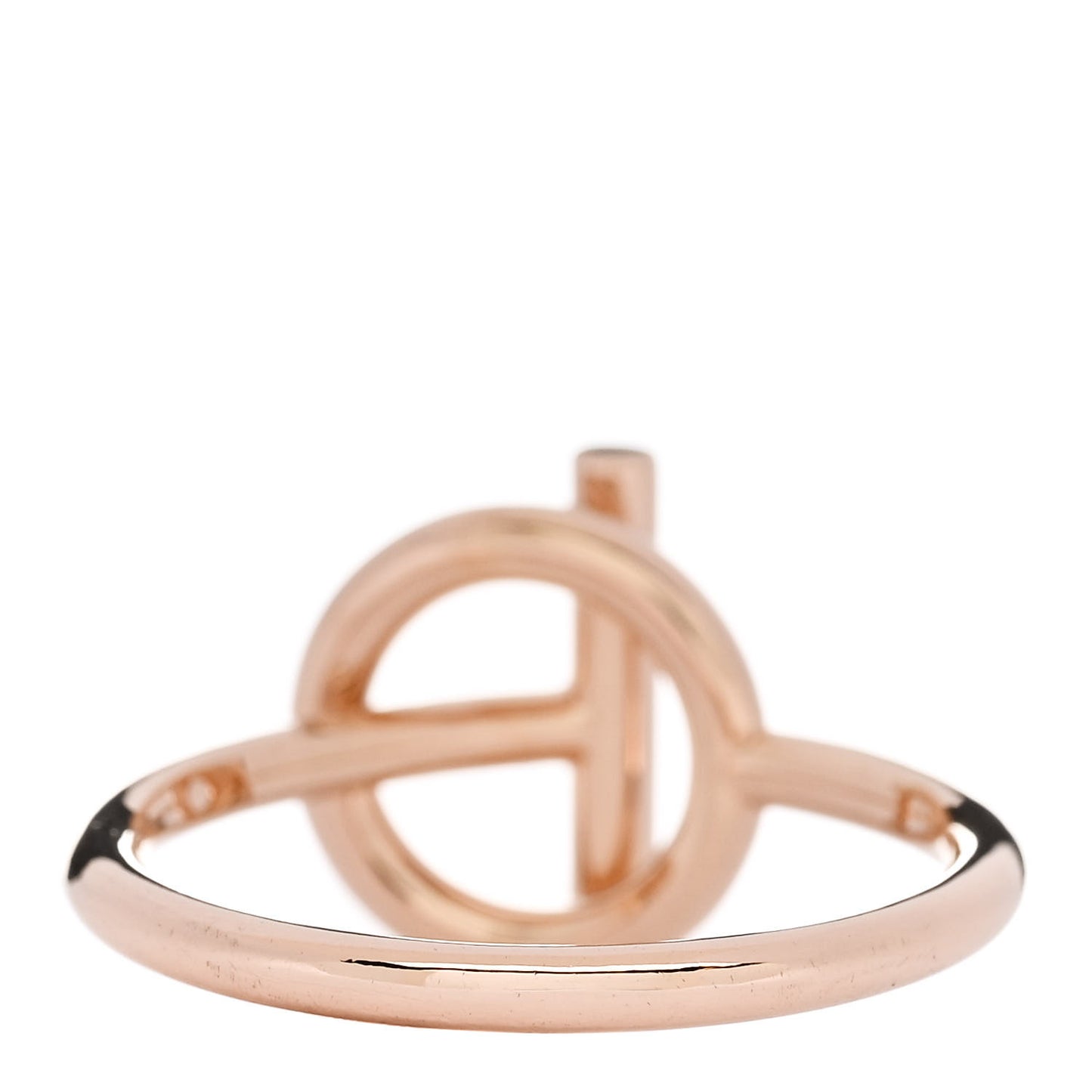 18K Rose Gold Diamond PM Echappee Ring 58 8.5