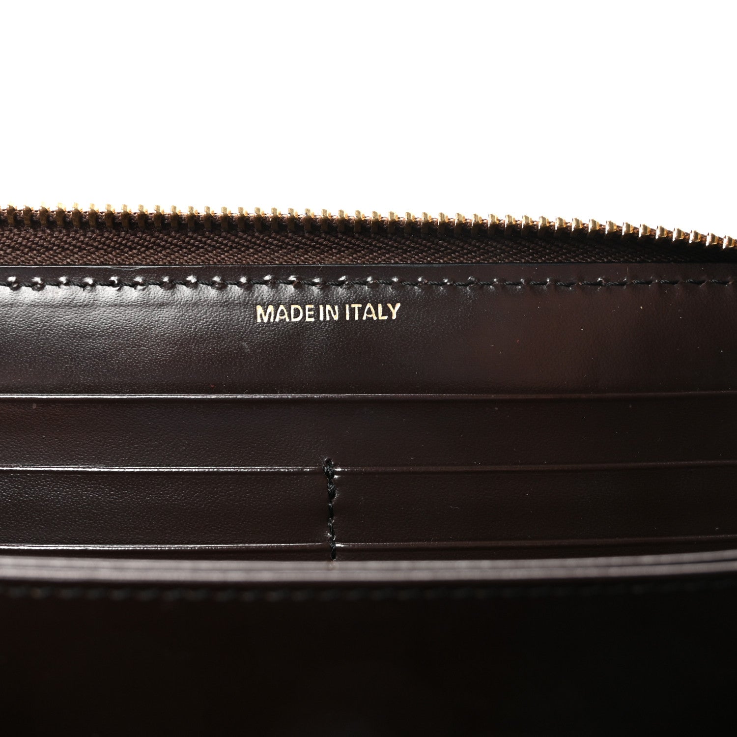 Burberry Haymarket Check Large Zip Around Wallet Brown 1797654