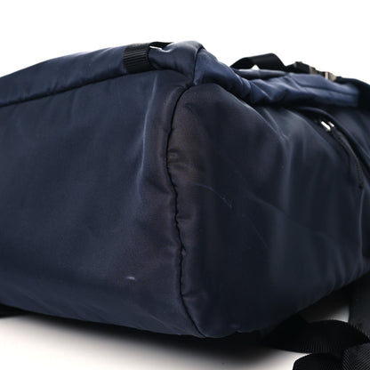 Prada Tessuto Nylon Montagna Double Buckle Backpack Bleu 9 of 10