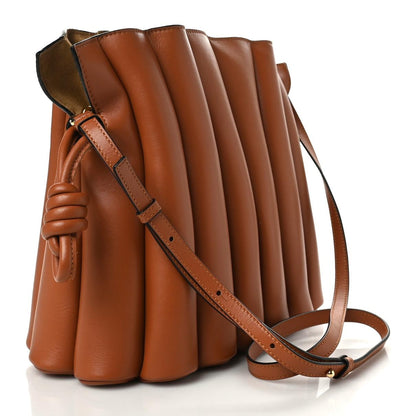 Loewe Calfskin Ondas Flamenco Knot Bag Tan 2 of 8