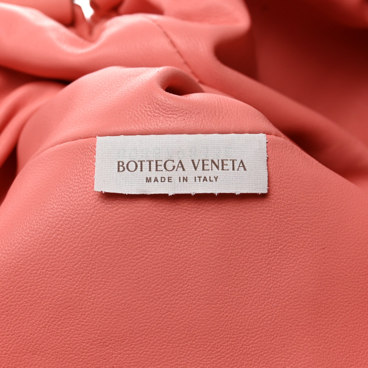 Bottega Veneta Nappa Maxi Intrecciato The Pouch Oversized Clutch Peach 6 of 8