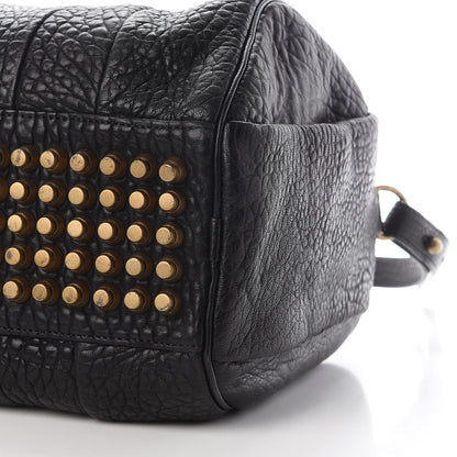 Alexander Wang Pebbled Lambskin Rocco Black Antique Brass Hardware 8 of 9
