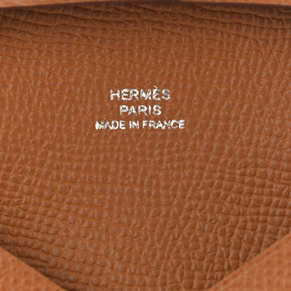 Hermes Epsom Bastia Coin Purse Gold 6 of 7