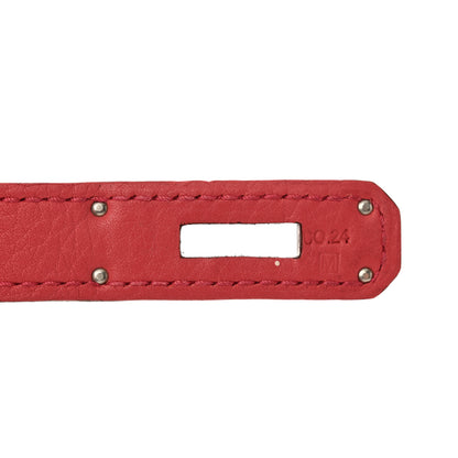 Hermes Taurillon Clemence Birkin 35 Bougainvillea 7 of 16