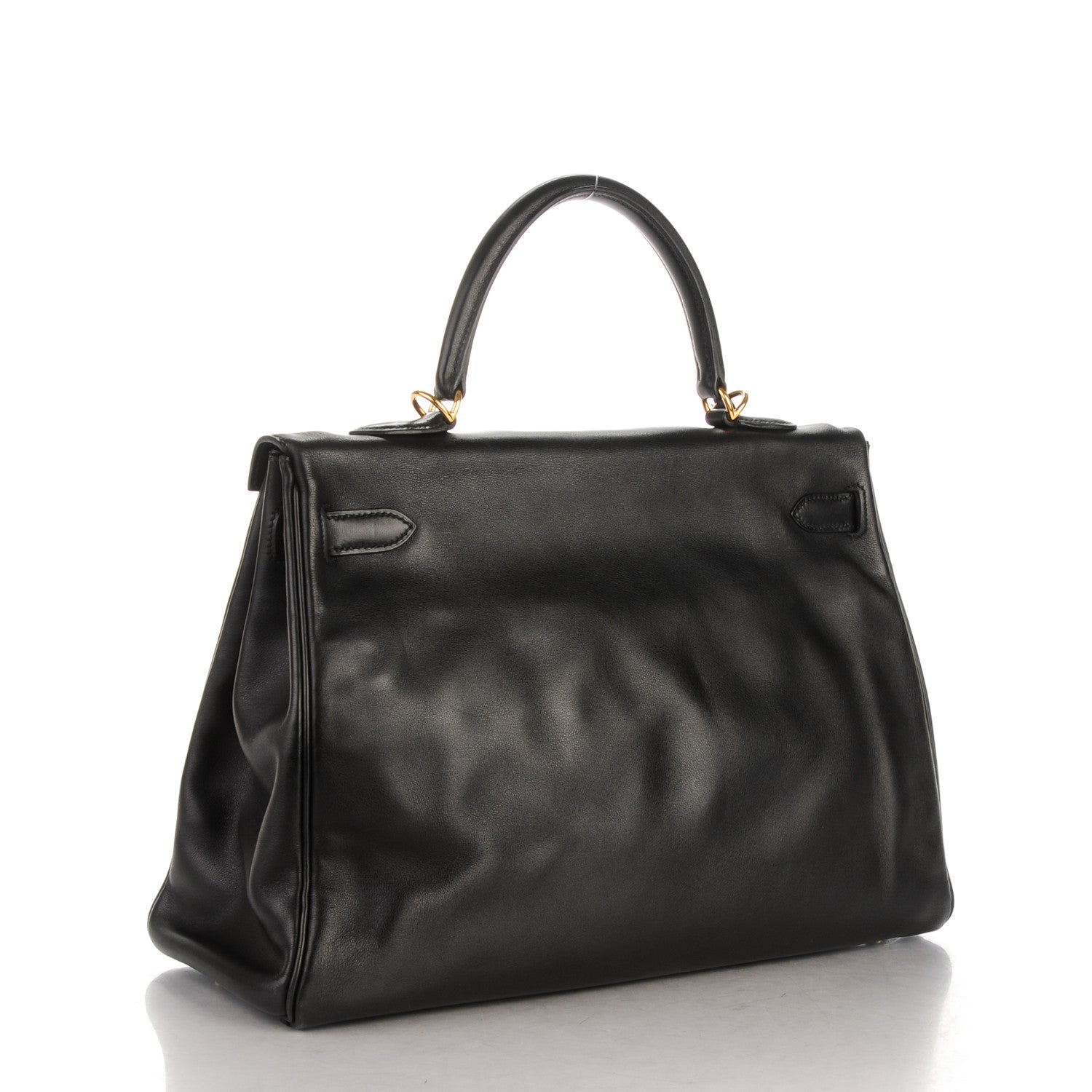 Hermes Veau Gulliver Kelly 35 Retourne Black 3 of 23