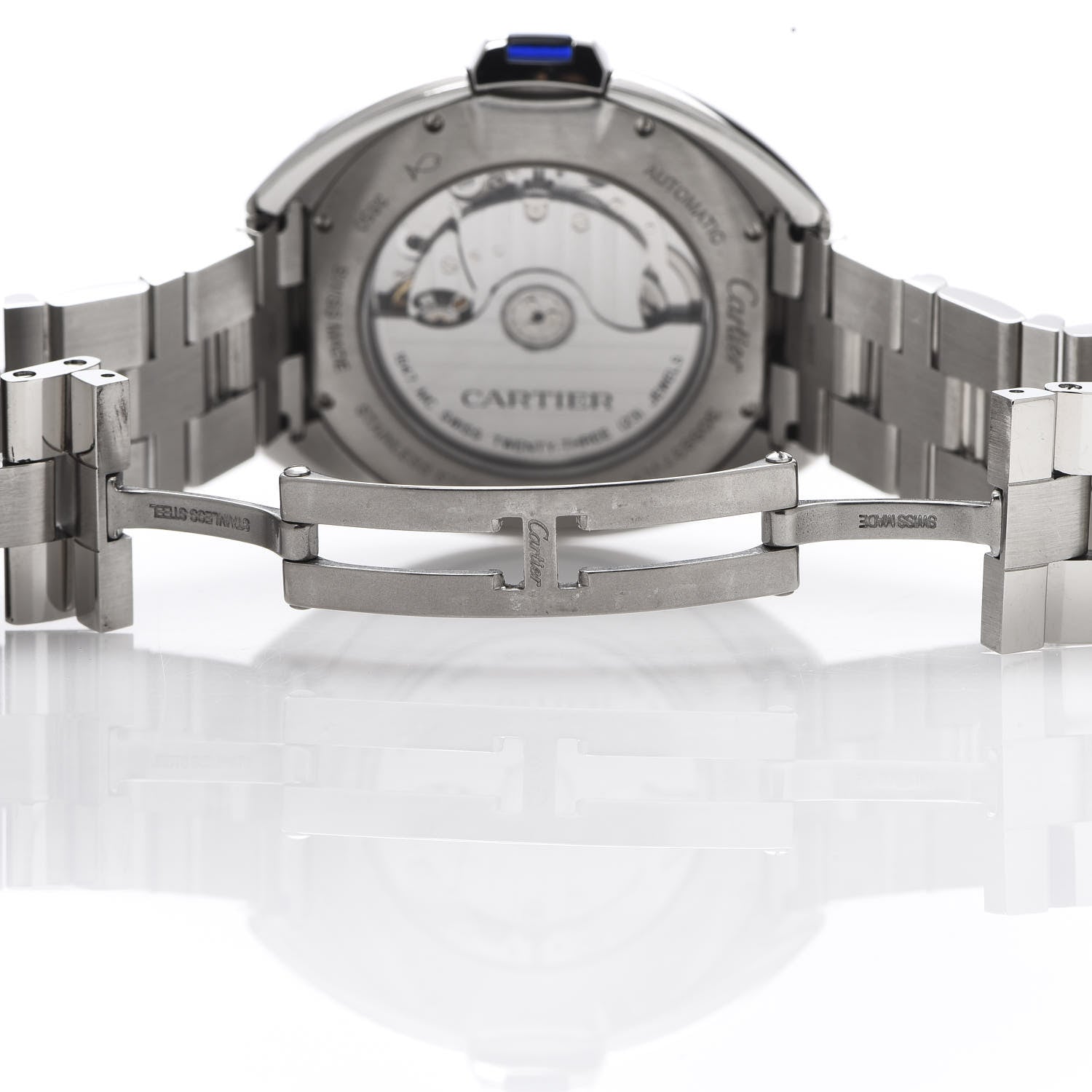Cartier Stainless Steel 40mm Cle De Automatic Watch 6 of 8