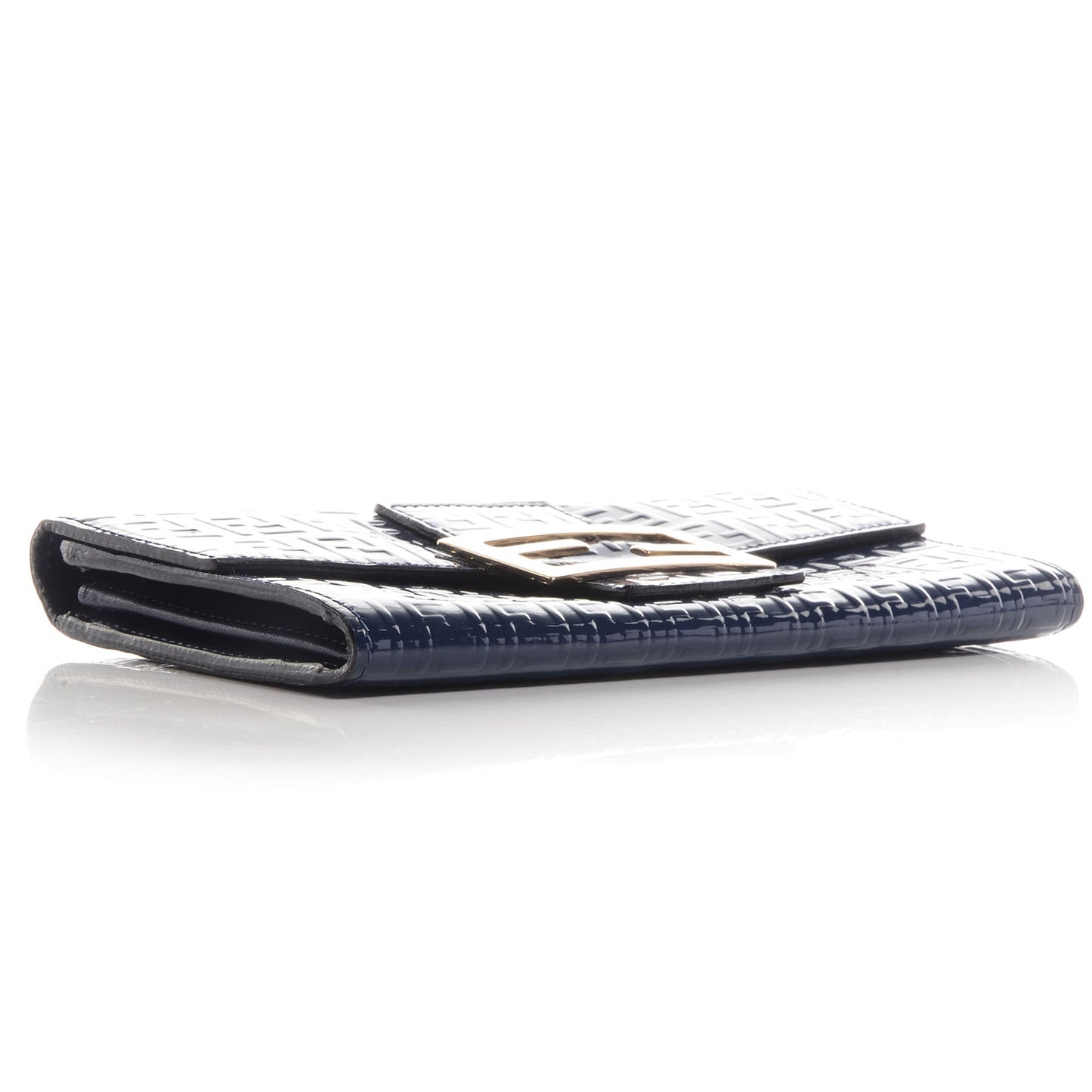 Patent Zucchino Continental Wallet Navy