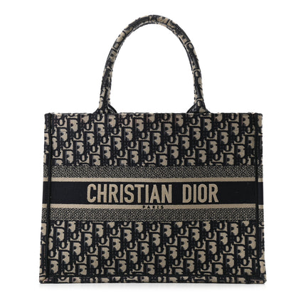 Christian Dior Oblique Medium Book Tote Blue Multicolor 1 of 11