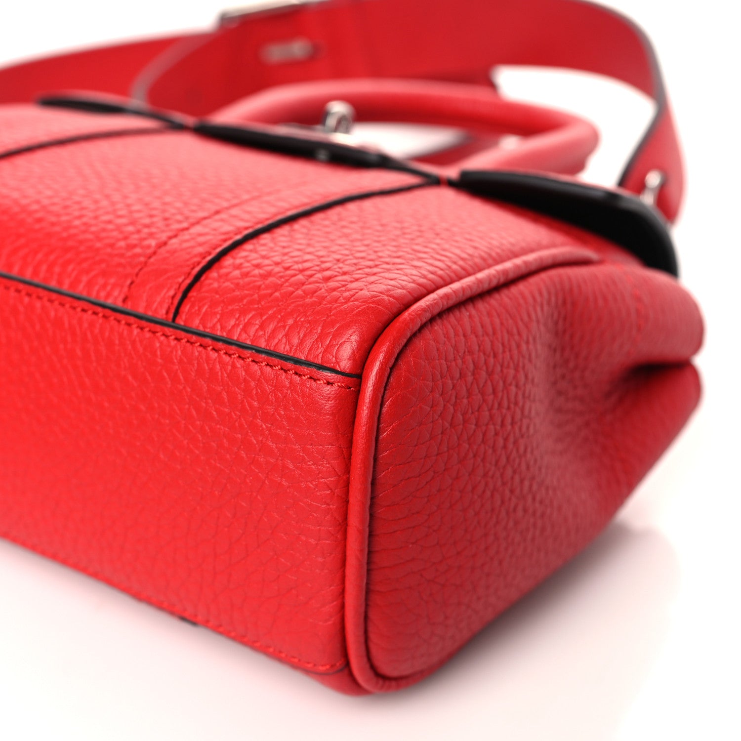 Mulberry Heavy Grain Mini Bayswater Lancaster Red 8 of 8