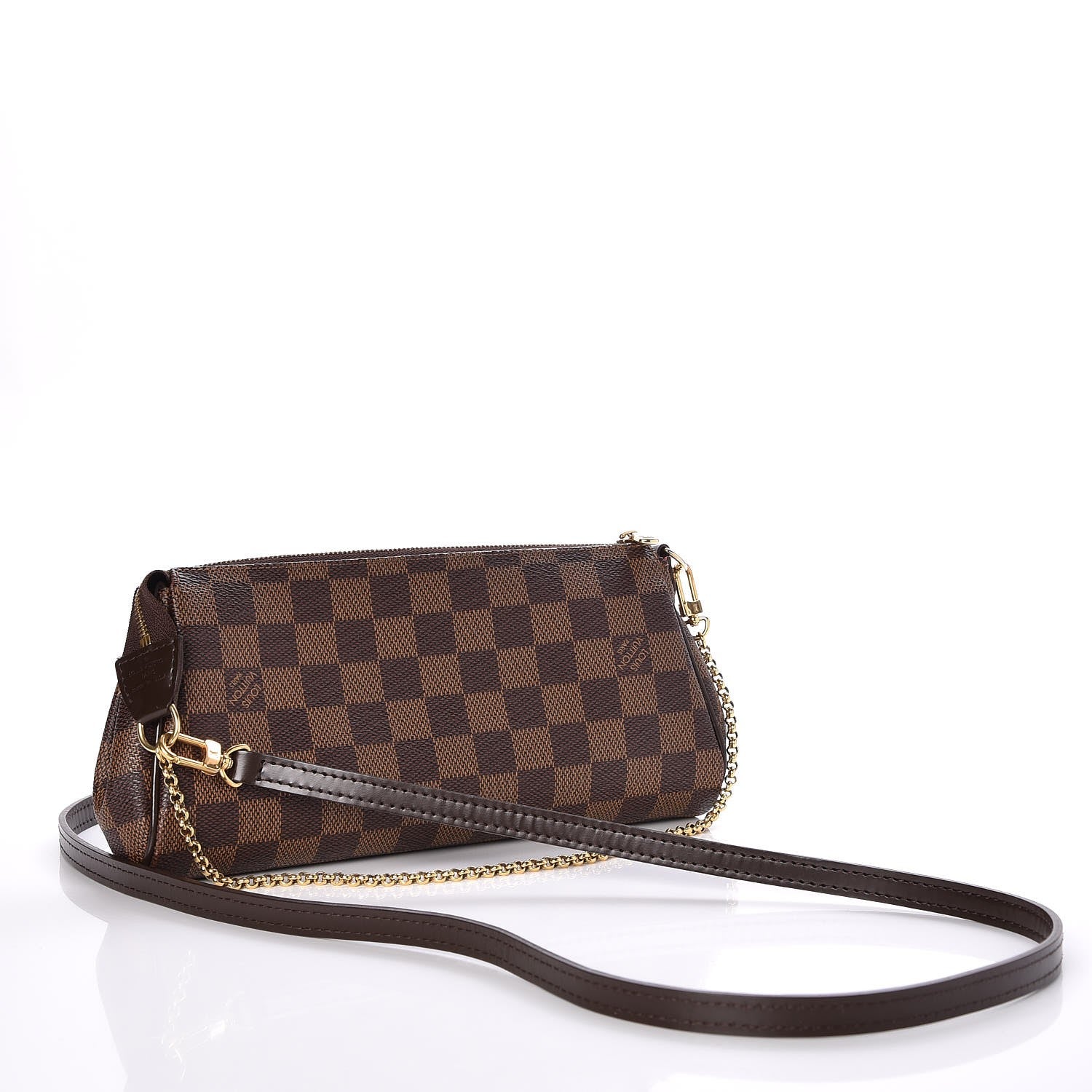 Louis Vuitton Damier Ebene Eva Clutch 3 of 7