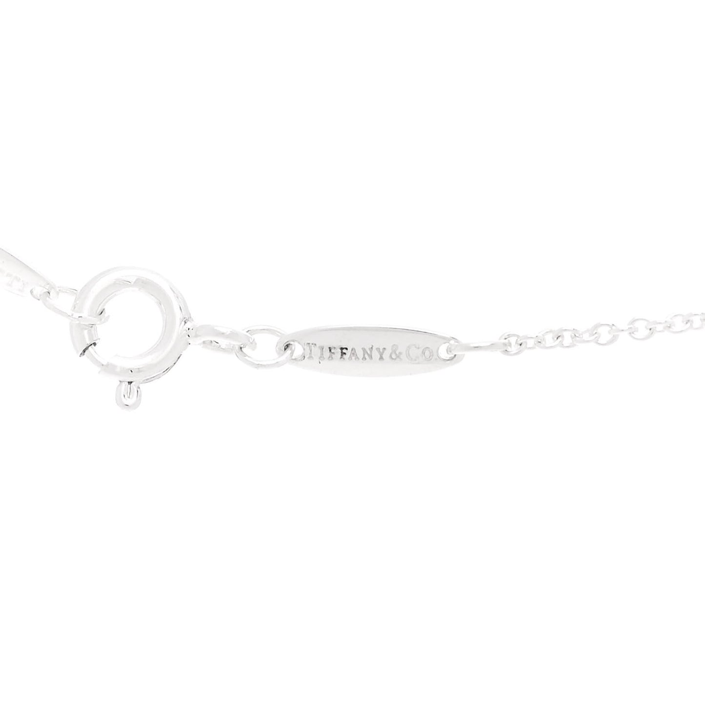 Sterling Silver 9mm Elsa Peretti Bean Pendant Necklace