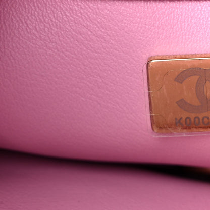 Chanel Shiny Caviar Pick Me Up Flap Belt Bag Pink 7 of 10
