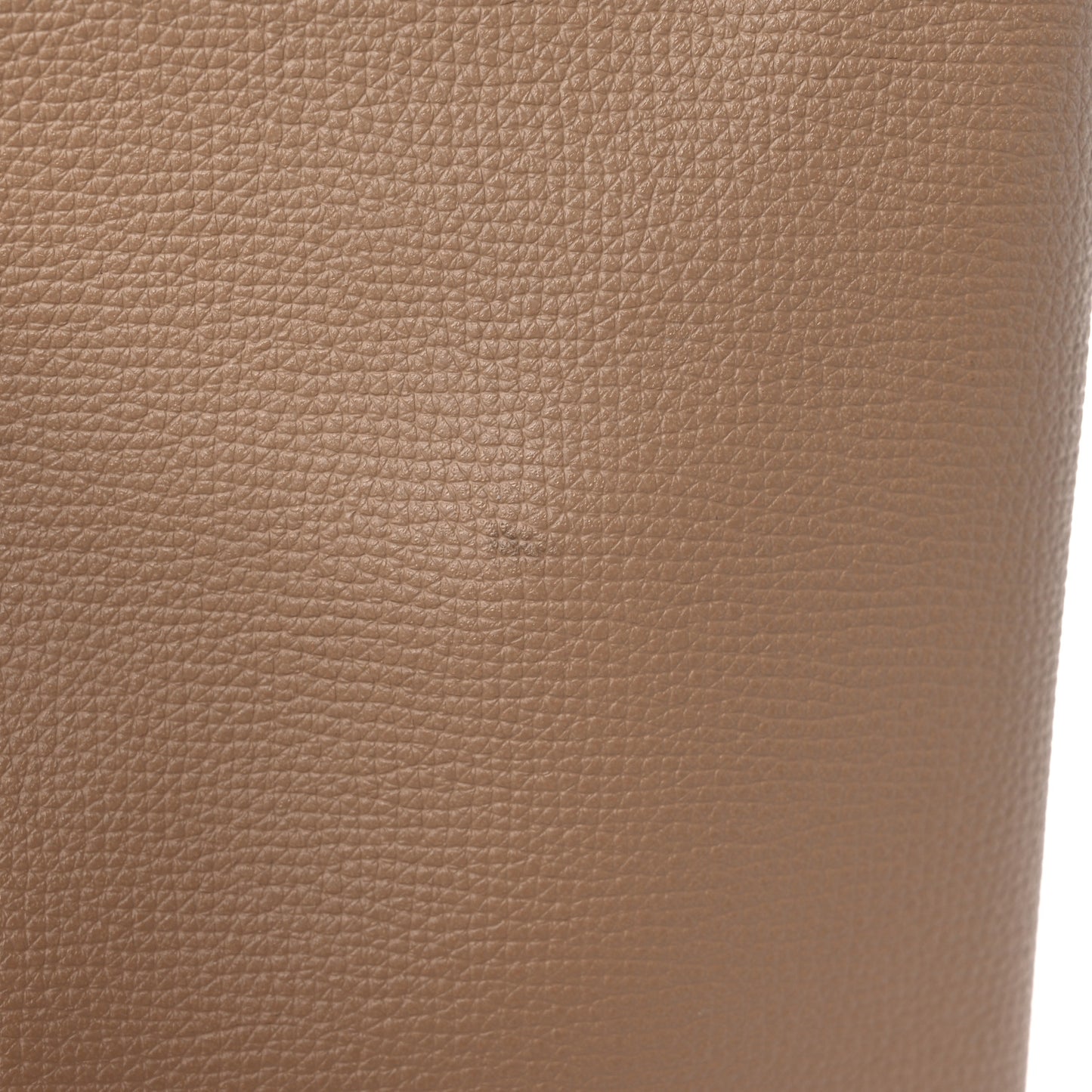 Grainy Calfskin Haymarket Check Medium Reversible Tote Camel