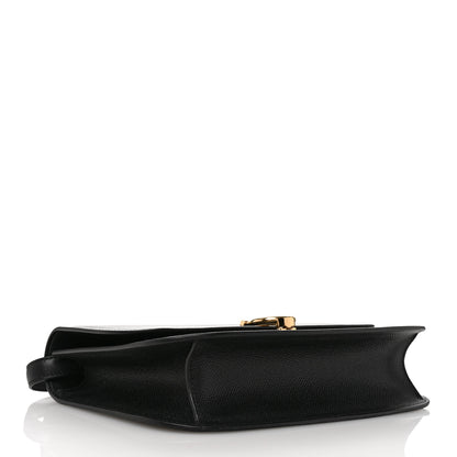 Salvatore Ferragamo Hammered Calfskin Round Gancini Crossbody Bag Black 4 of 9