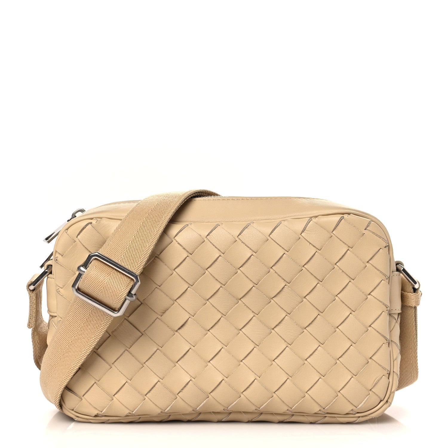 Bottega Veneta Calfskin Intrecciato Mini Camera Bag Porridge 1 of 8