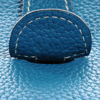 Hermes Taurillon Clemence Evelyne III PM Blue Jean 7 of 7