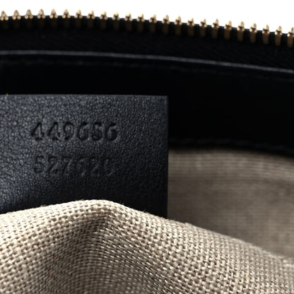 Gucci Soft Microguccissima Small Zippered Satchel Black 7 of 10