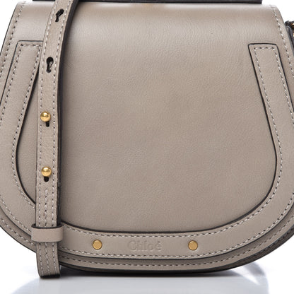 Chloe Calfskin Suede Small Nile Bracelet Bag Motty Grey 10 of 10