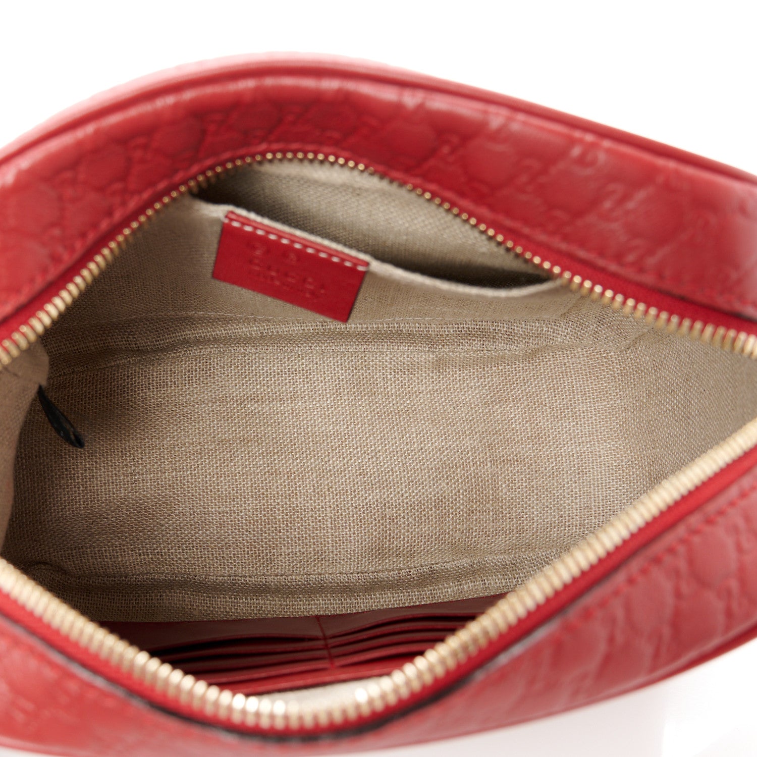 Gucci Microguccissima Mini Bree Messenger Bag Red 5 of 12