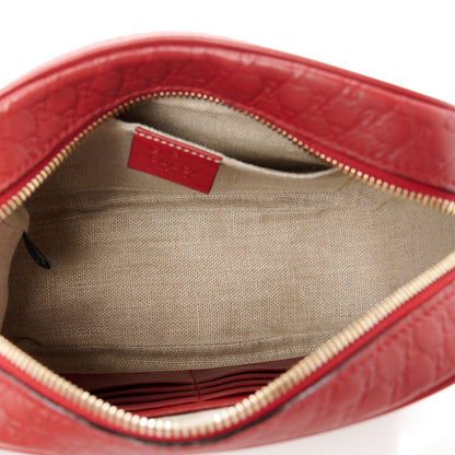 Gucci Microguccissima Mini Bree Messenger Bag Red 5 of 12