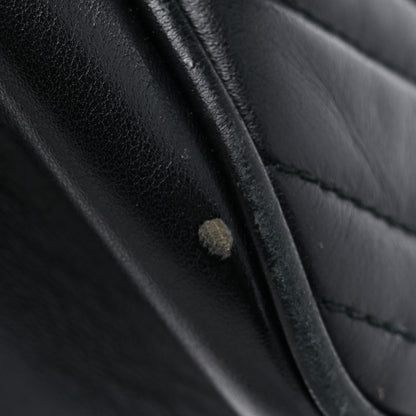 Gucci Calfskin Matelasse Small GG Marmont Chain Shoulder Bag Black 17 of 18