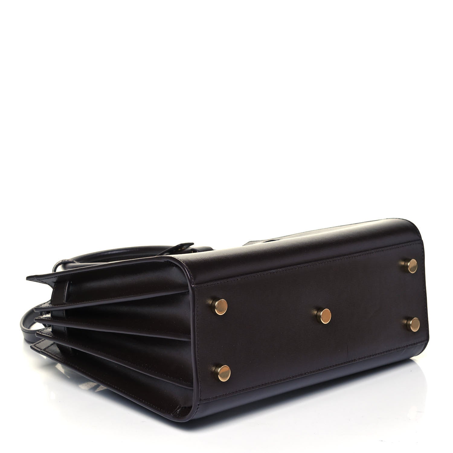 Saint Laurent Calfskin Baby Sac De Jour Chocolate 4 of 10