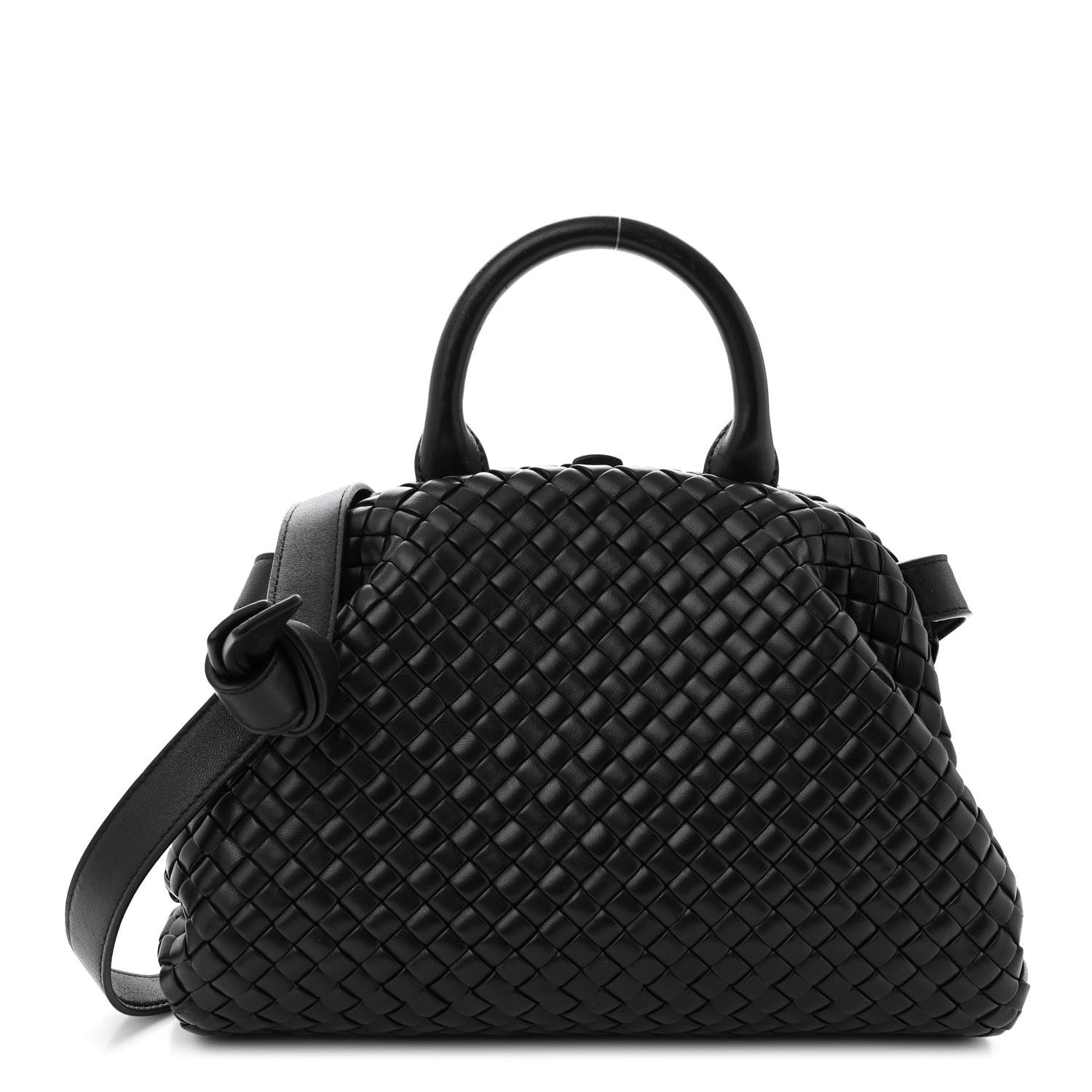 Bottega Veneta Nappa Intrecciato Small Padded The Handle Black 1 of 9