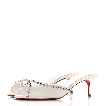 Christian Louboutin Nappa Spike Me Dolly 55 Sandals 39 Bianco 3 of 9