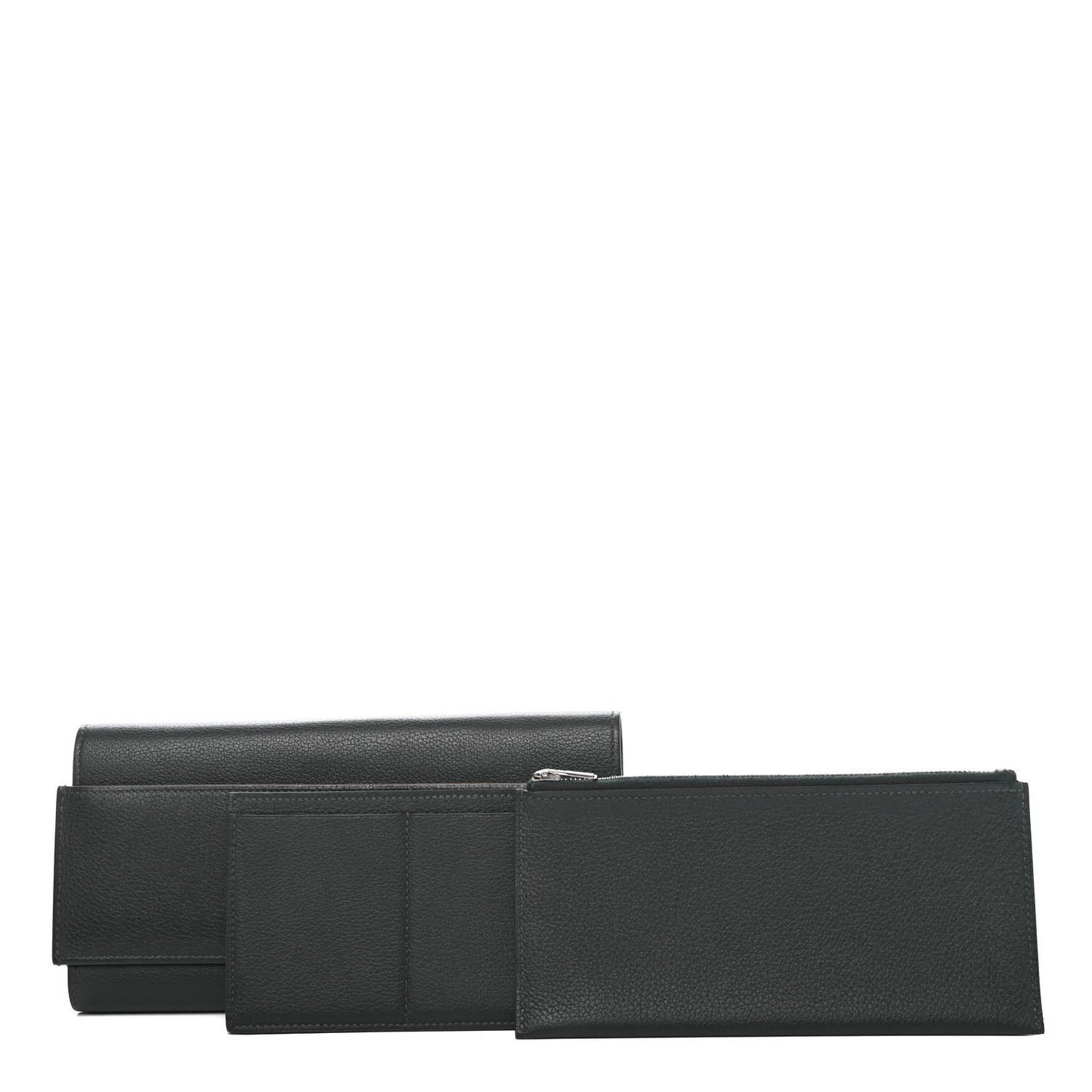Evercolor Passant Long Wallet Vert Cypress