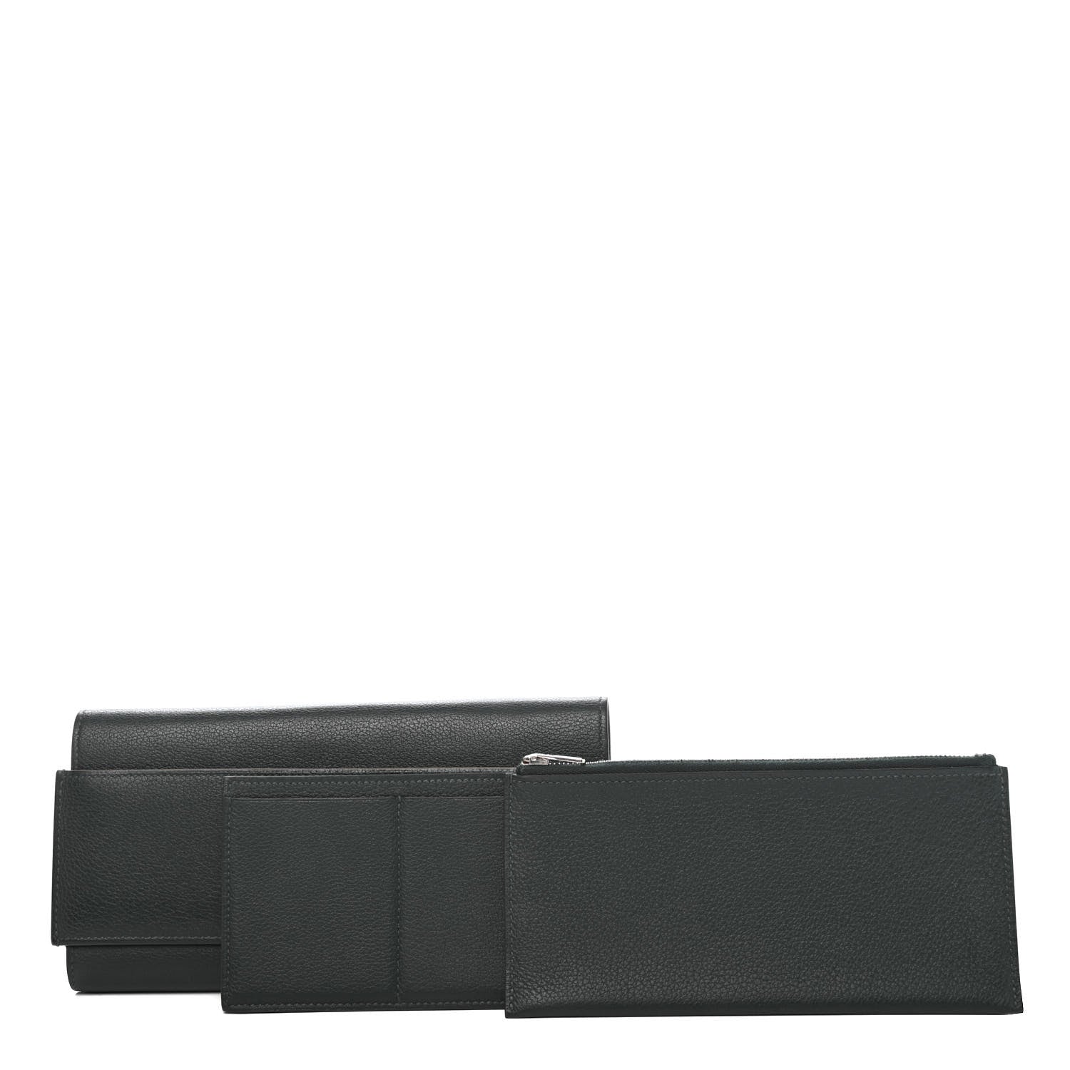 Hermes Evercolor Passant Long Wallet Vert Cypress 1 of 4