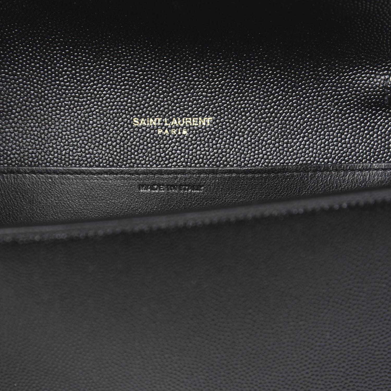 Saint Laurent Grain De Poudre Uptown Chain Wallet Black 9 of 11