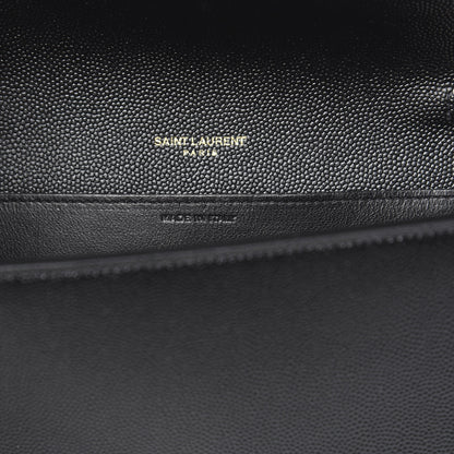 Saint Laurent Grain De Poudre Uptown Chain Wallet Black 9 of 11