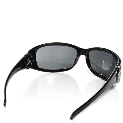 Chanel CC Sunglasses 6030 Black 2 of 6