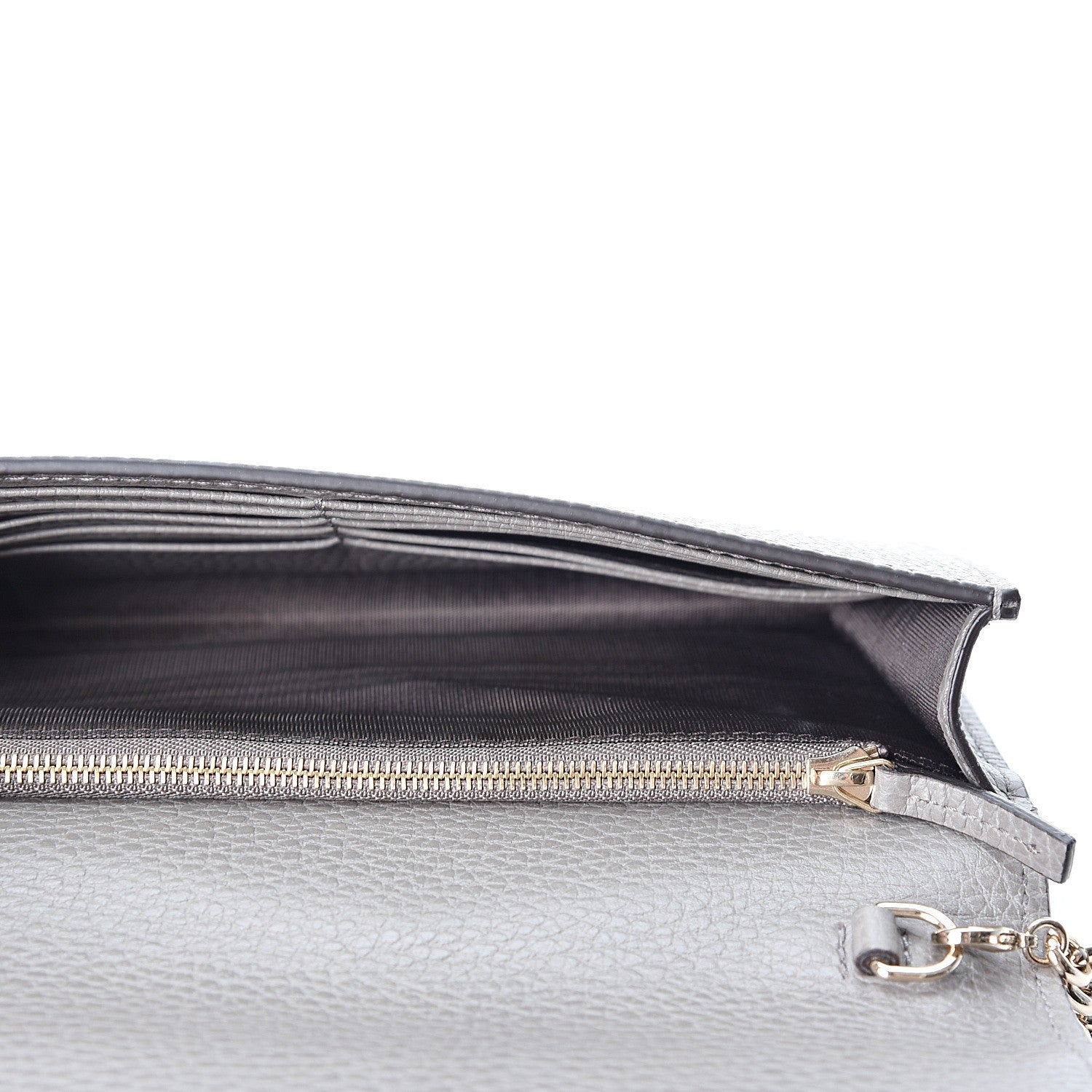 Gucci Dollar Calfskin Medium Betty Chain Wallet Loess 4 of 9
