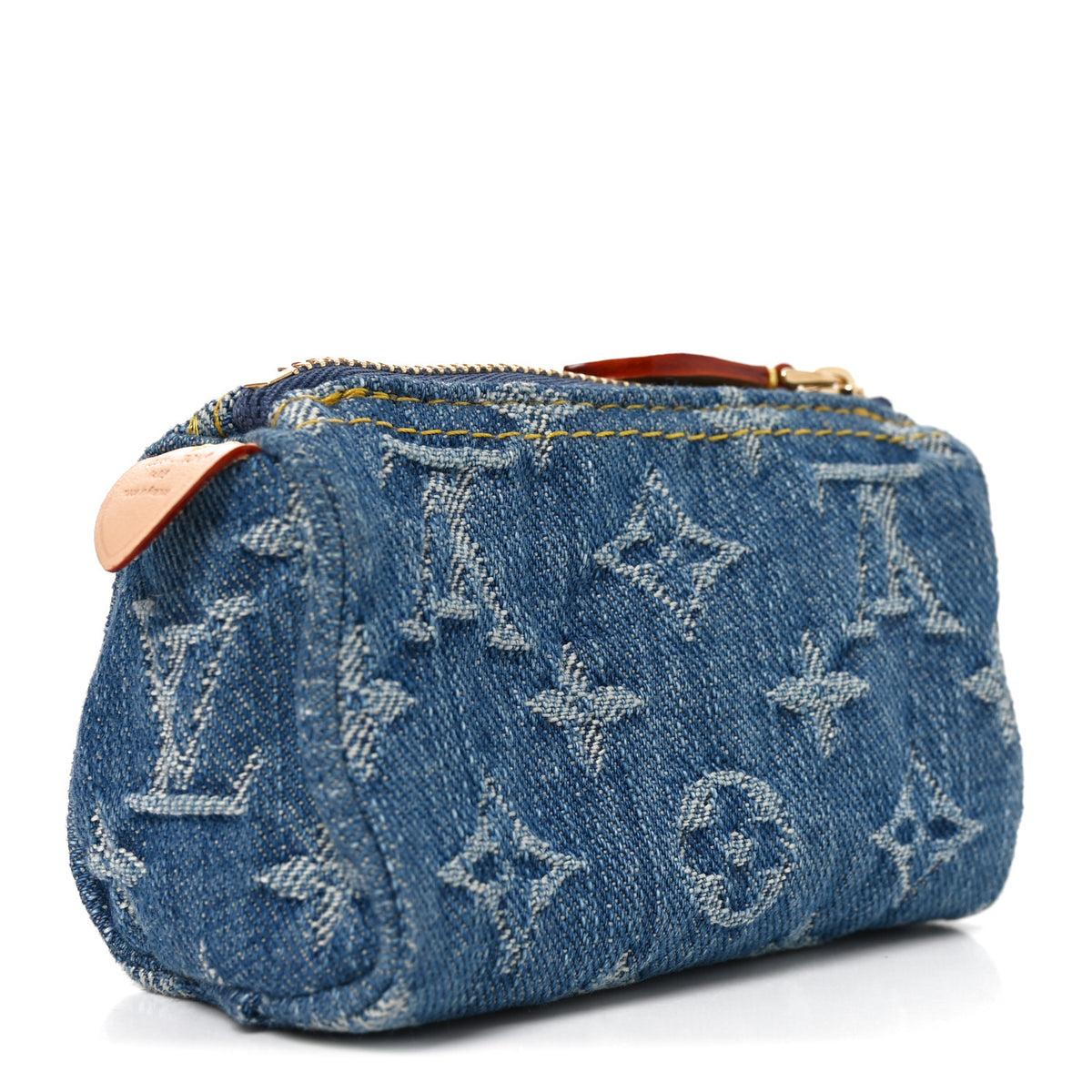 Louis Vuitton Denim Trousse Speedy Blue 3 of 7