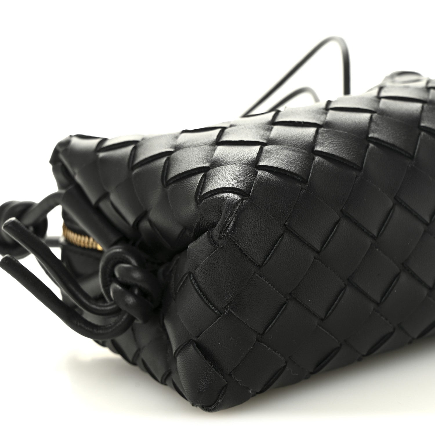 Bottega Veneta Nappa Intrecciato Mini Loop Camera Bag Black 8 of 9