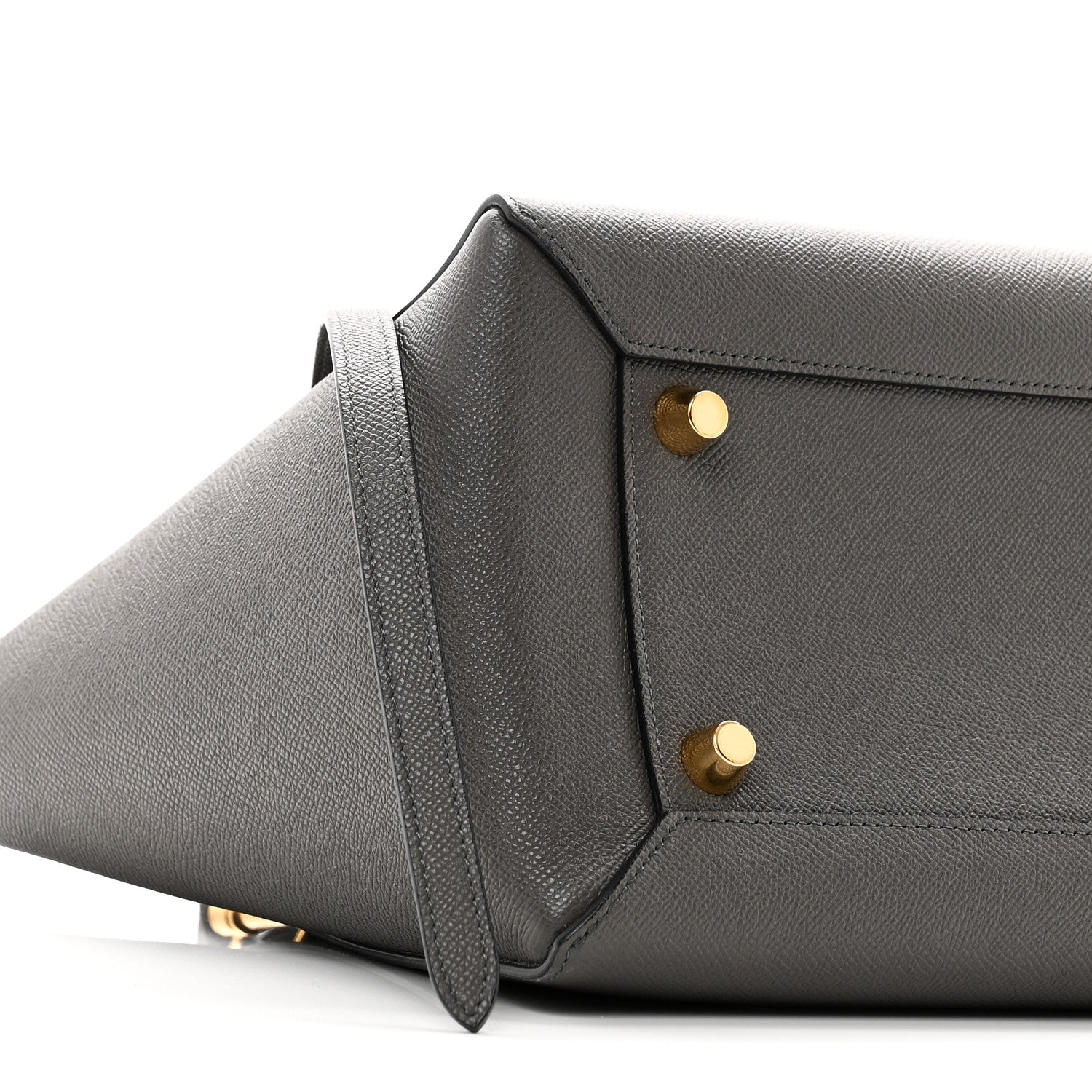 Celine Grained Calfskin Mini Belt Bag Grey 9 of 10