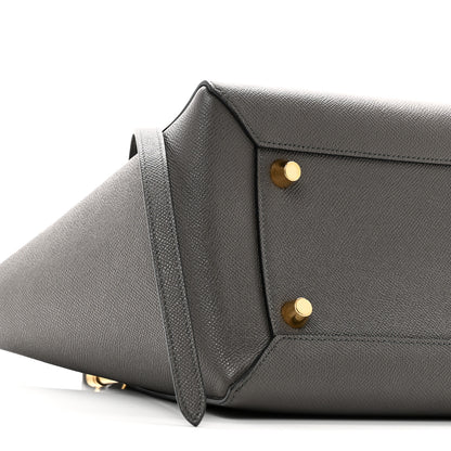 Celine Grained Calfskin Mini Belt Bag Grey 9 of 10