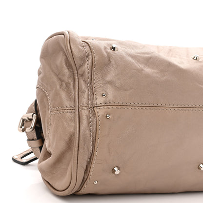 Chloe Metallic Calfskin Medium Paddington Satchel Argent 8 of 10