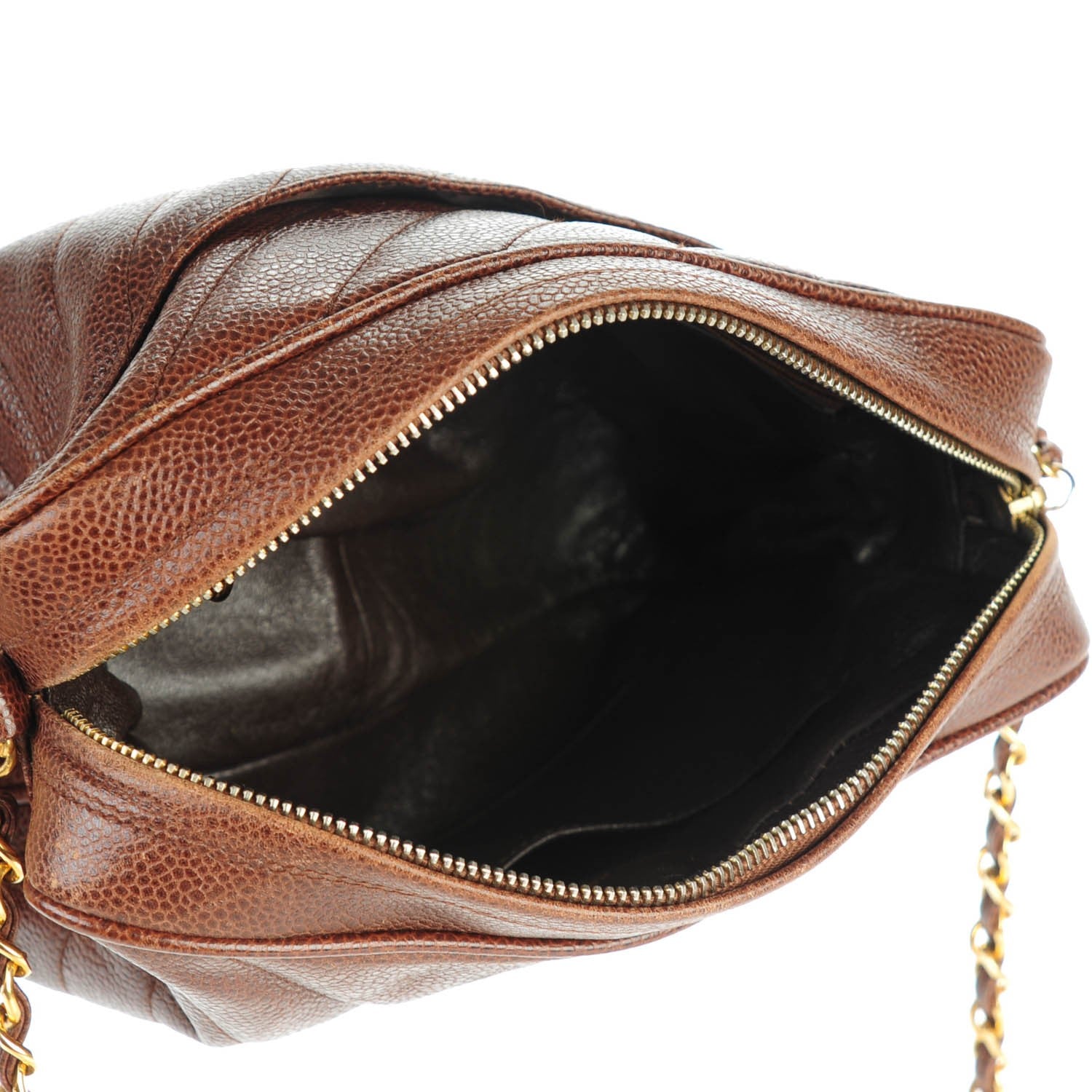Chanel Caviar Camera Case Brown 5 of 8