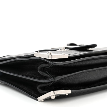 Prada Glace Calf Large Soft Cahier Bag Black Astrale 10 of 12