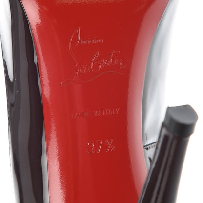 Christian Louboutin Patent Particule 100 Pumps 37.5 Plum 8 of 12