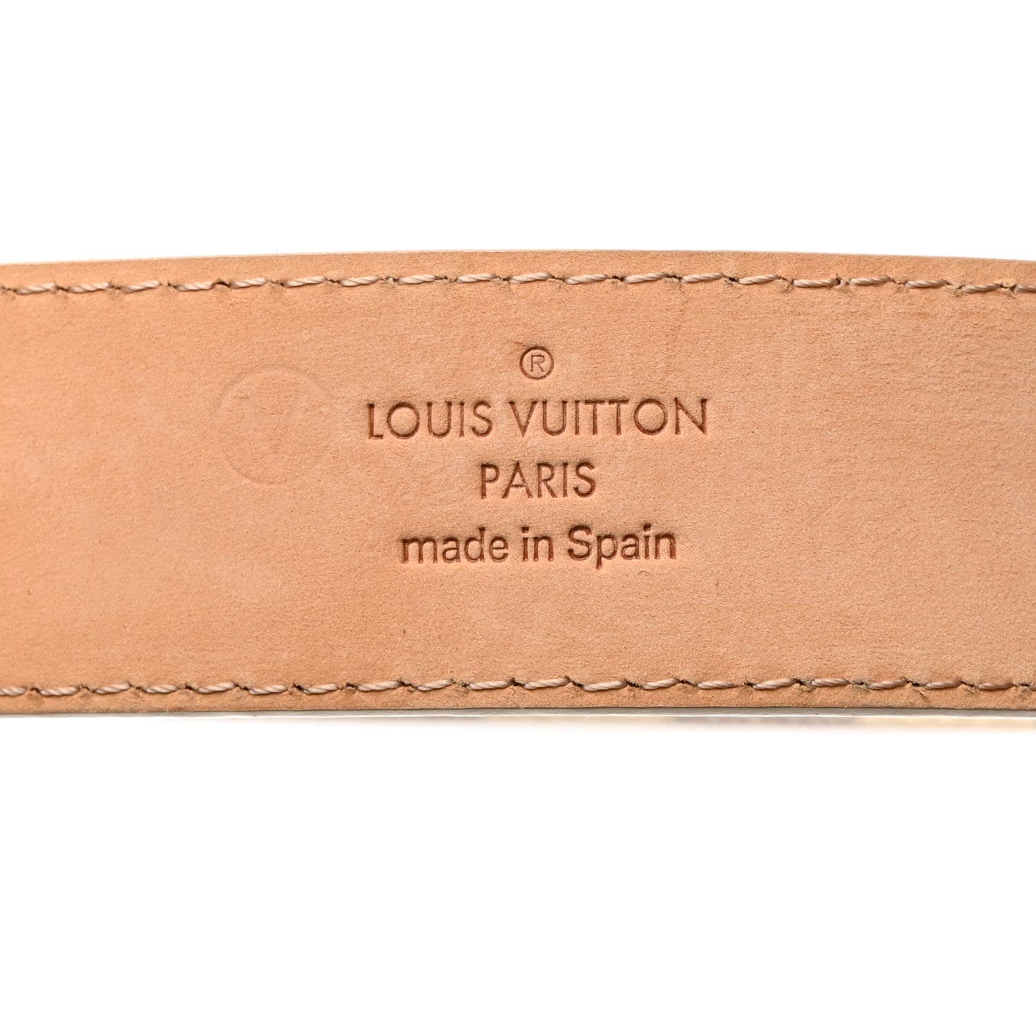Louis Vuitton Damier Azur 30mm Tresor Belt 80 32 3 of 9